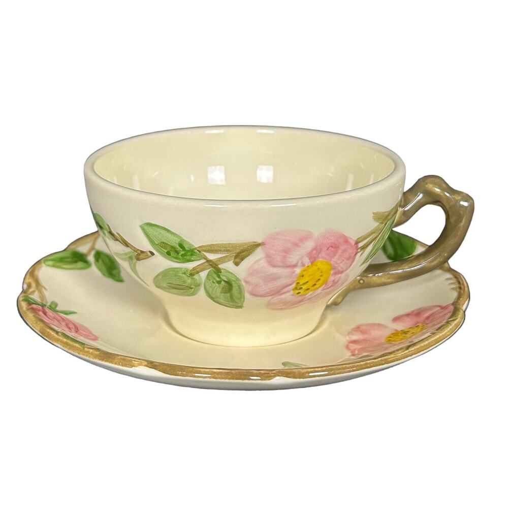 Franciscan Desert Rose Vintage Cup and Saucer Set